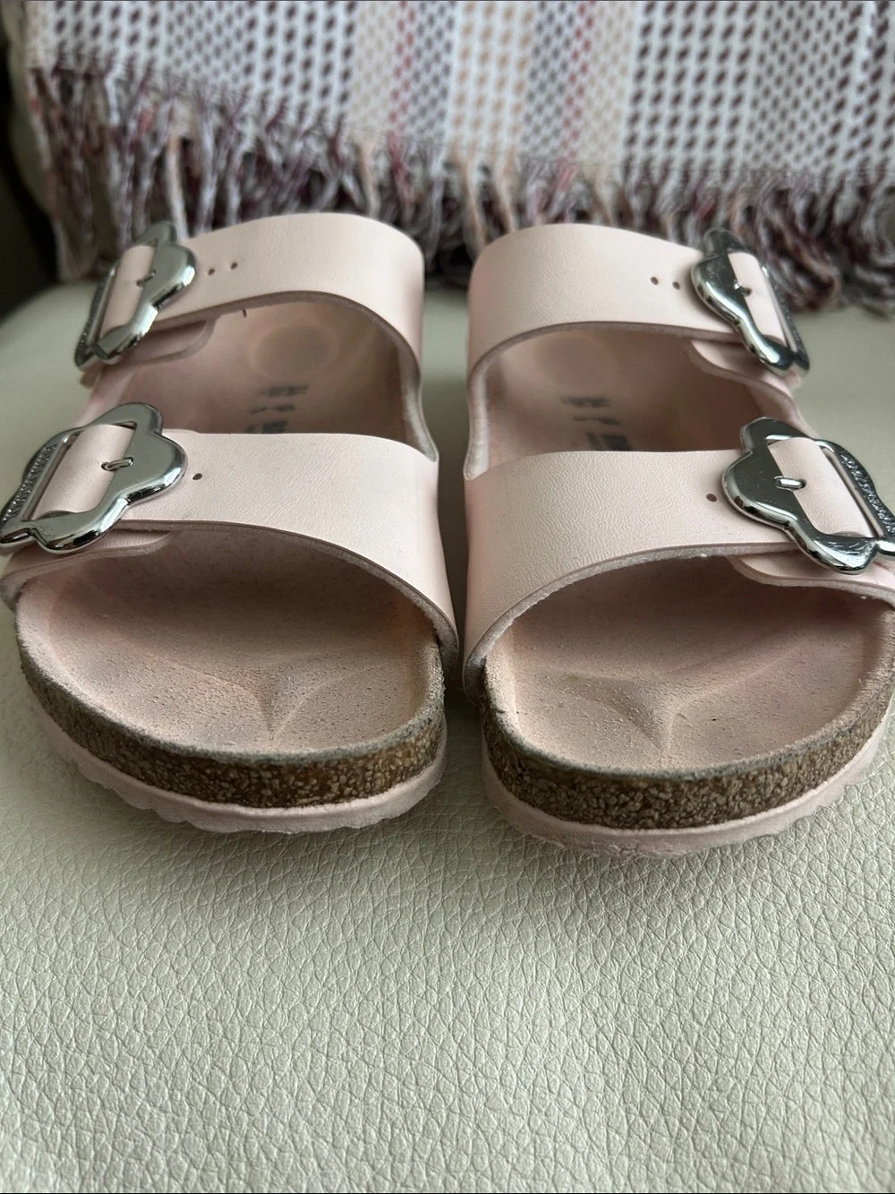 Light Rose Tonal Birkenstock Sandals
